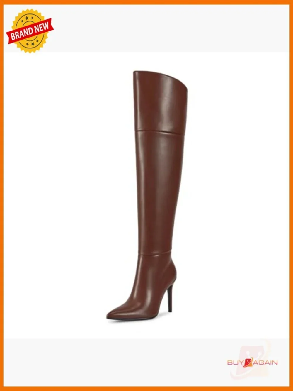 Women's Over the Knee Boots Stiletto Heel Faux Leather Thigh High